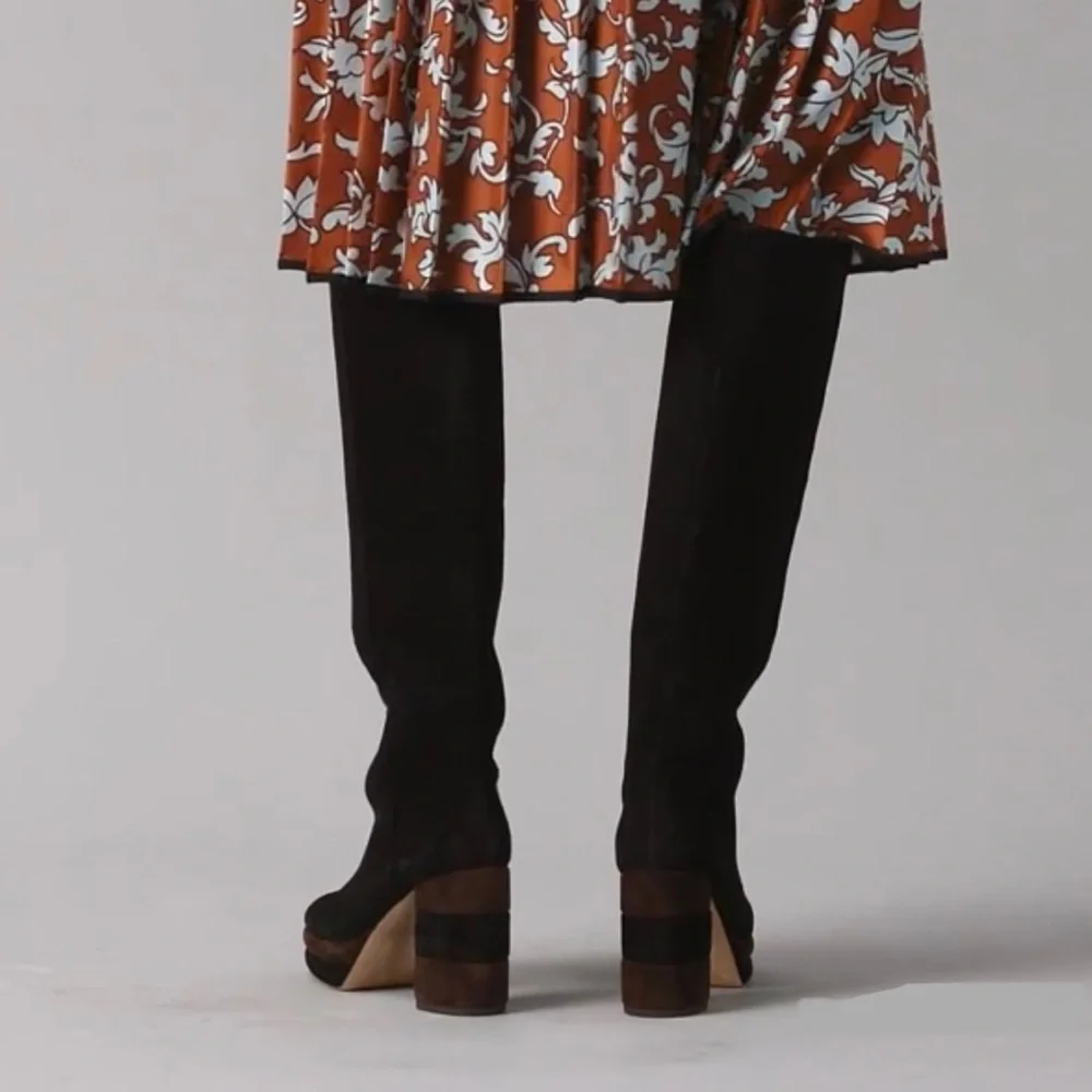Tory Burch‎ Platform Tall Knee High Boot